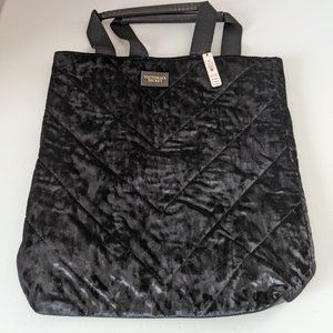 Victoria's Secret deep purple lined tote